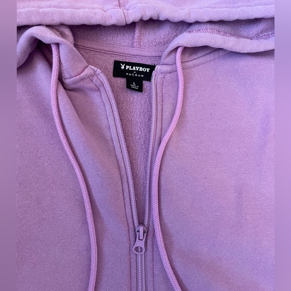 Playboy Oversized zip up hoodie - Picture 3 of 4